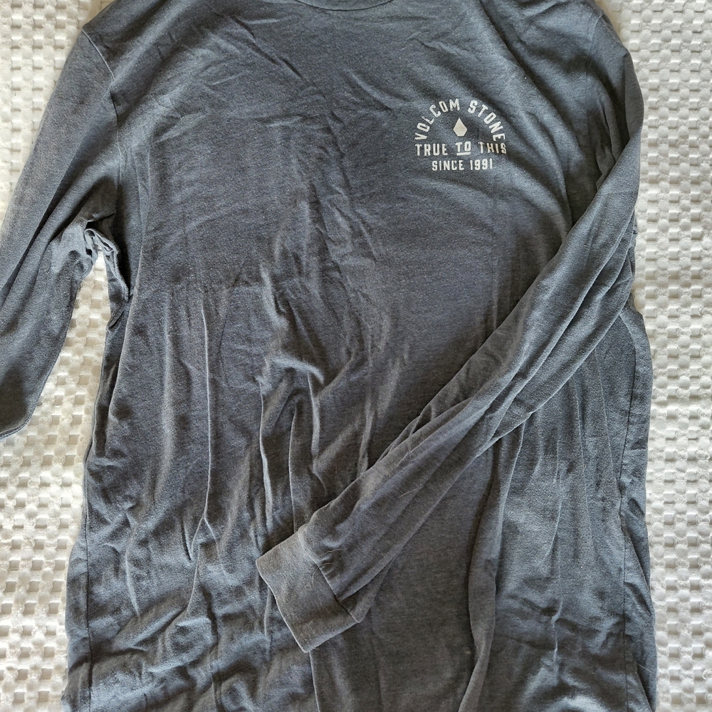 Volcom Stone Charcoal Long Sleeve Tee